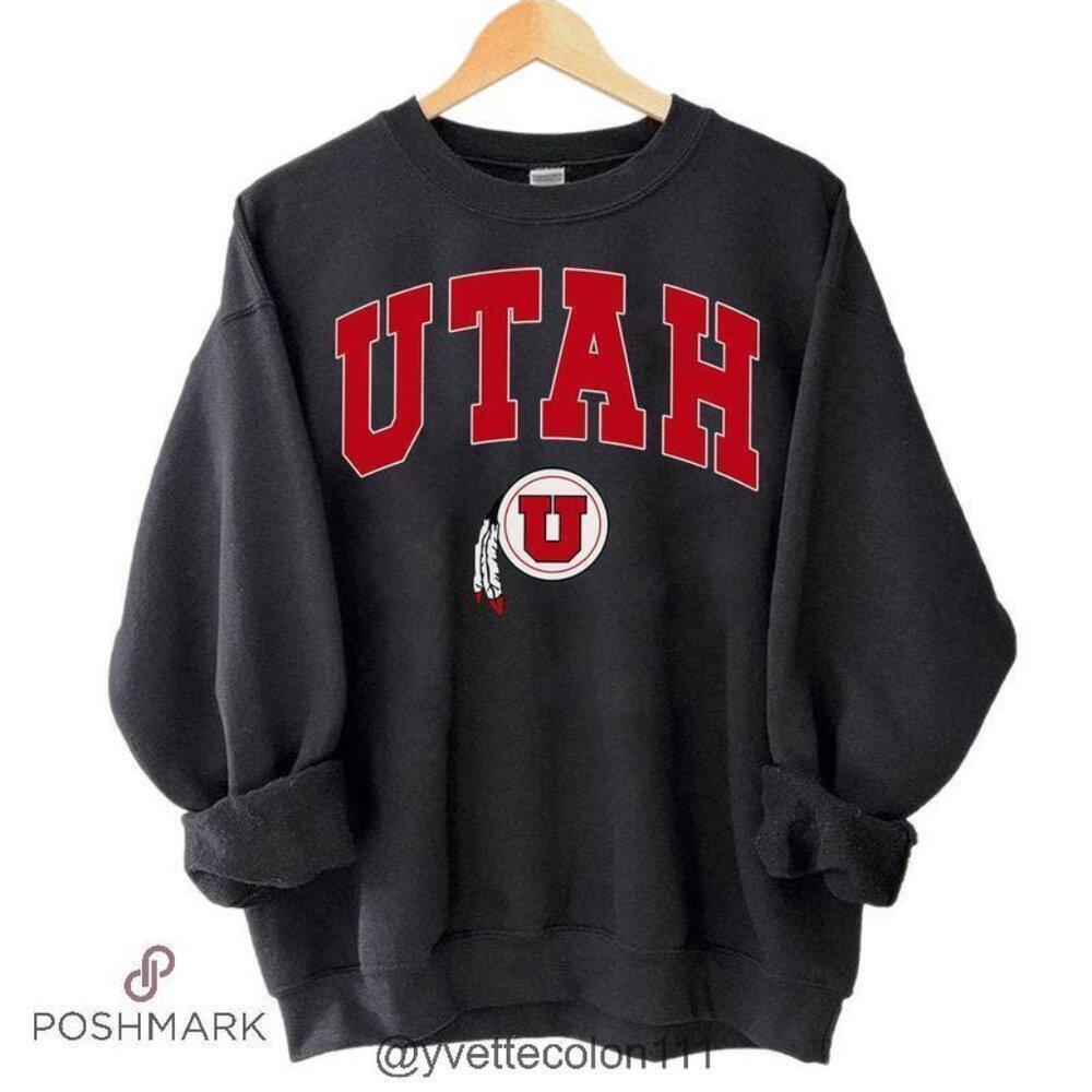 Bundle 2 Sweatshirts Utah Utes Football Ncaa Trendy Sweatshirt